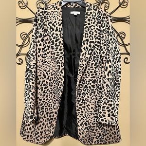 Leopard Print Women's Blazer size 16W 1X
